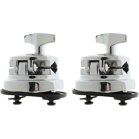 6 stycken trumhållare basplatta trumställsklämma trumtomfäste, 2 stycken typ A