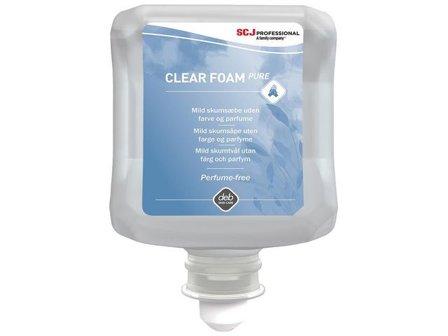 DEB Skumtvål Refresh Clear FOAM oparfymerad 1l - Lyreco - Städ och hygien - Tvål och hygien - Hygiensystem - Deb