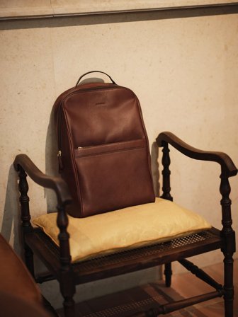 John Henric Men's Kastanienbrauner Rucksack Size Onesize