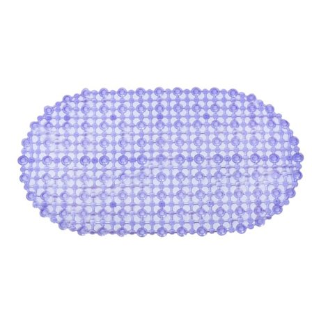 Badrumsmatta med ihåliga pärlor, duschmatta, lila, 2-pack
