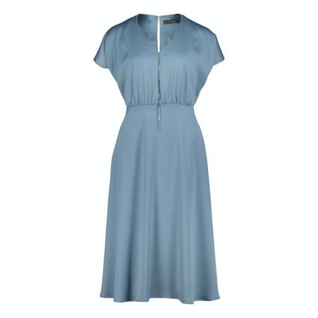 vera mont, Midi Dresses Niebieski, Kobieta, Rozmiar: M
