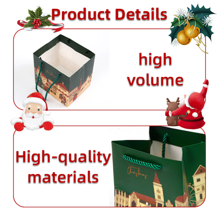 2 stk Julegaveposer, Gaveposer til Julegaver, Store Juleposer til Gaveinnpakking, Julefestutstyr