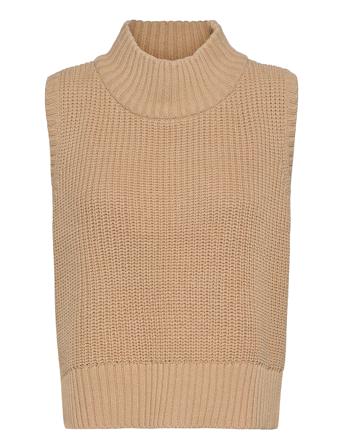 Cc Heart Knit Vest Beige Coster Copenhagen
