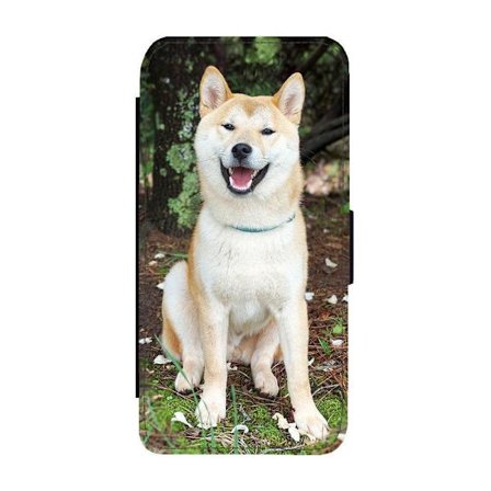 Skrattande Hund iPhone 16 Pro Flip Mobilfodral