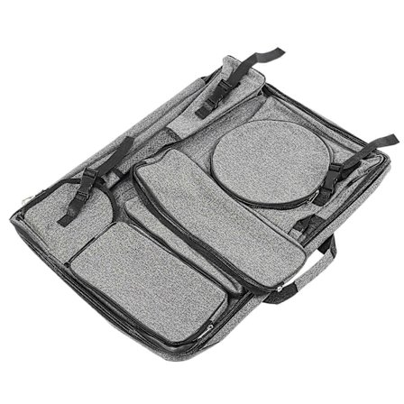 Maalausreppu Harmaa 4k Monitoiminen Taide Vedenpitävä Kangaskassi Piirustus Aloittelijalle