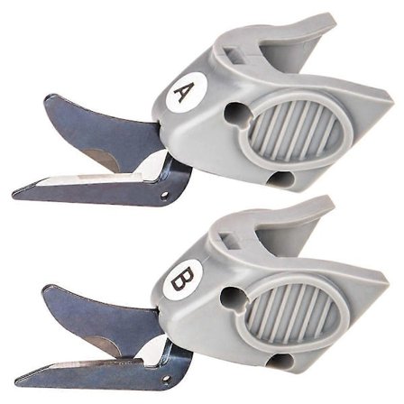 2 st Skärhuvud Passar För Wbt-1 Elektrisk Tygsax Klädskärare, 1 Set Skärhuvud A & 1 Set