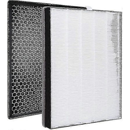 Filtersett Kompatibelt med Philips Ac2889, Ac2887, Ac2882, Ac3829/10, Serie 2000 2000i Luftrenser Hepa + Aktivt Kullfilter For Philips Fy242/