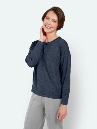 BRANDTEX - Strik - Mørkeblå