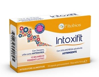 Fitobios Intoxifit 24 Capsule Gastrointestinali 600mg