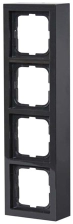 ABB Impressivo Korotuskehys antrasiitti 4-paikkainen, Kytkimet & pistorasiat