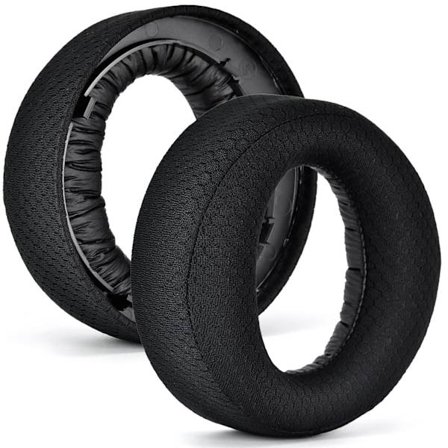 PS5 Korvakorvakset - defean Vaihto Korvakorvakset Pehmusteet Yhteensopiva Sony ps5 Langattomat Kuulokkeet, Pulse 3D Langattomat Kuulokkeet (Musta 