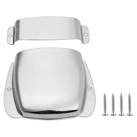 Zinklegering Bas Pickup Cover Beskytter Bro Cover Plade kompatibel med Jazz Bas Guitar Elektrisk Bas A