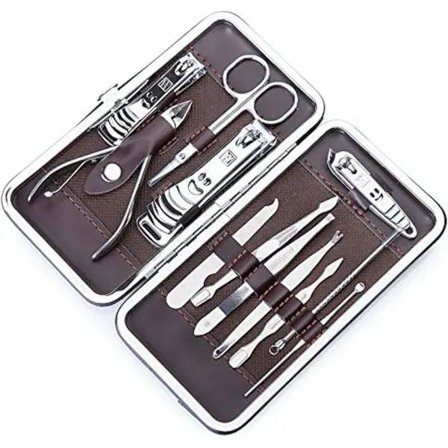 Neglepleje Manikuresæt - 12 dele - Pedicure Negleklipper Negle C