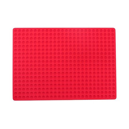 Bakematte i silikon for makroner, 468 hull, kapasitet for makronbaking, ikke-klebende Silpat-former, silikonbakematte (FMY)
