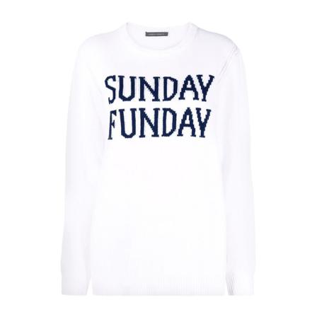 Alberta Ferretti, Knitwear Wit, Dames, Maat:S