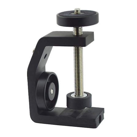 C-klemme Kameramontering Justerbar med 1/4-tommers Skrueadapter for DSLR-kamera