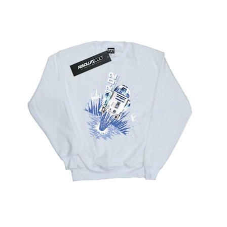 Star Wars Herr R2-D2 Blast Off Sweatshirt L Vit