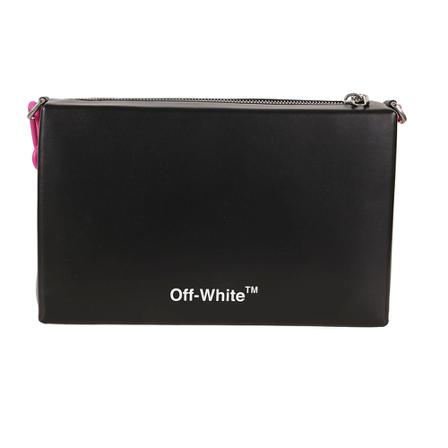 Off White, Clutches Zwart, Dames, Maat:ONE Size