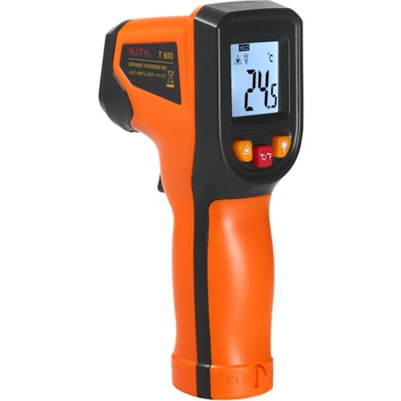 NJTY infraröd termometer NJTY Digital temperatur utan kontakt -50 ° C600 ° C (-58 ° F1112 ° F) IR-termometer för industri, kök, bil,