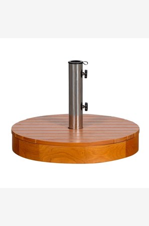 WOOOD - Monica Parasol Base - Ruskea - Auringonvarjon jalat - - Homeroom