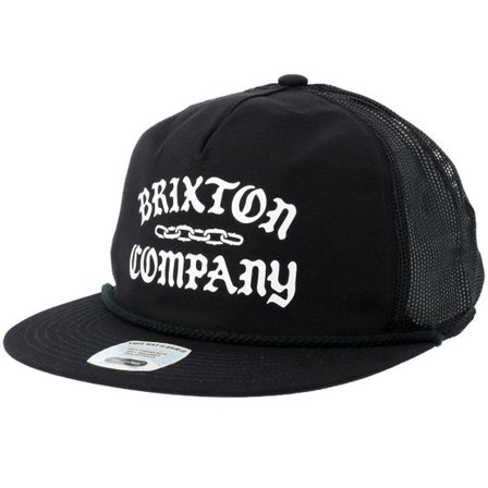 Brixton - Svart trucker Keps - Chainshp Hat Black/Black Trucker @ Hatstore