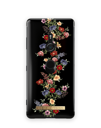 Female Hülle, Xperia XZ3 Dark Floral Handyhülle