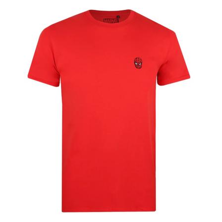 Spider-man Head T-shirt För Män Xl Röd