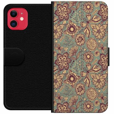 Apple Iphone 11 Plånboksfodral Vintage Flowers