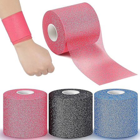3 stk. Atletisk Pre Wrap Tape til Sport Pre-wrap Atletisk Tape 2,75 tommer af 30 yards (Farve: Farverig)[co]