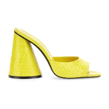 The Attico Mule Luz , Geel , Dames , Maat: 38 EU High heels