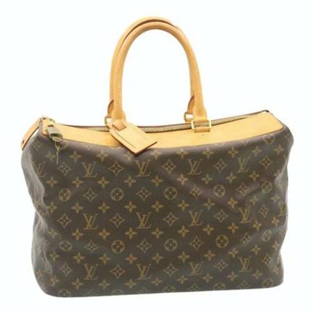 Louis Vuitton Vintage, Pre-owned Greenwich bag Bruin, Dames, Maat:ONE Size,leer