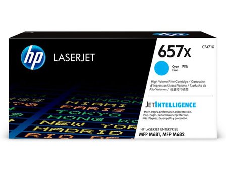 HP Toner CF471X 657X 23K Cyan - Lyreco - Toner och bläck - Tonerkassetter - Toner HP