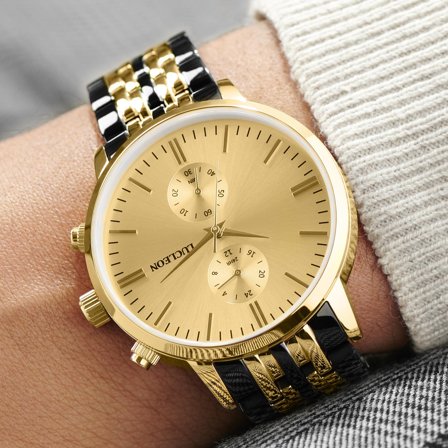 Montre en acier inoxydable Lathan Kellan pour hommes - Montres bracelet - pour Hommes - Lucleon