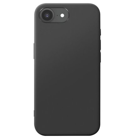 Coque til iPhone 16e Silikone Fleksibel Gummi Berøring Akashi Sort