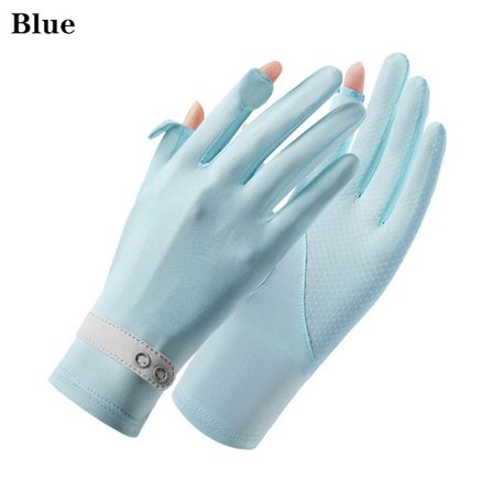 Ice Silk Gloves Solbeskyttelseshansker BLÅ