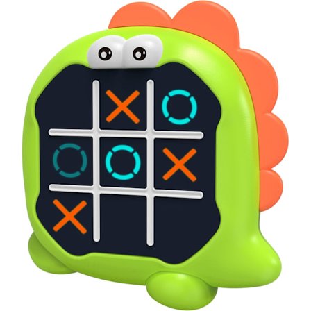 2025 Senaste Modell Elektronisk Tre i Rad-spel, 3 i 1 Handhållen Digital Tre i Rad-spel med Tyst Läge, Portabel Lärleksakspresent f