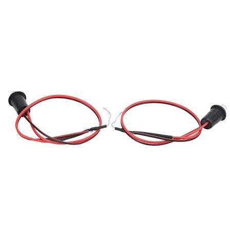 Bil LED Falsk Alarm Lampe Rødt Lys Anti-tyveri Bil Sikkerhetsmodifikasjon Universal 12V