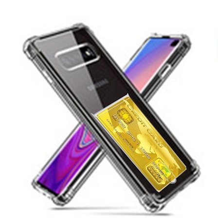 Skal med Korthållare - Samsung Galaxy S10 Plus