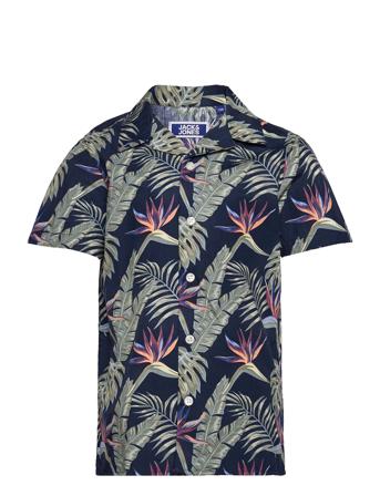 Jjcoastal Resort Floral Shirt Ss Jr Patterned Jack & J S