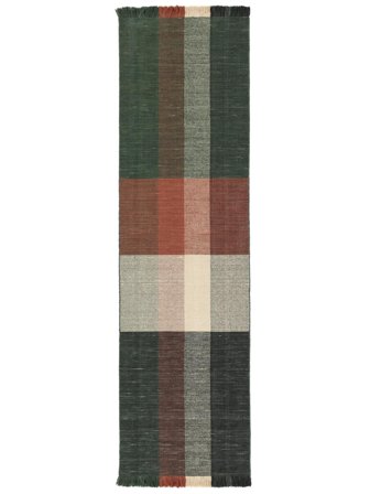 Small Aberdeen Rug - Green/Black 80X300