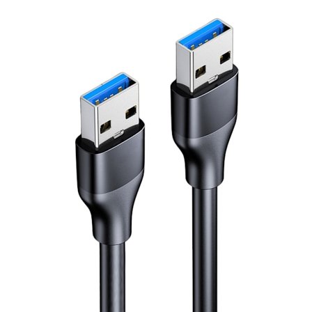 Slitesterk USB3.0 hannkabel USB til USB-kabel for rask dataoverføring strømledning