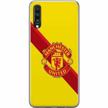 Samsung Galaxy A70 Genomskinligt Skal Manchester United Fc