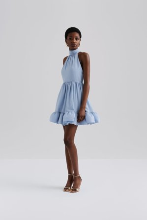 Malina - Fern mini dress - XL - Dusty Blue