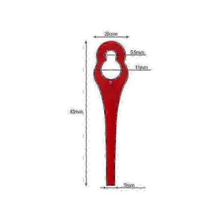 100 Muoviterän Sarja Florabest Lidl -trimmeriin Frta 20 A1, fat 18b3, Frt