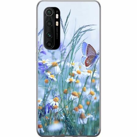 Xiaomi Mi Note 10 Lite Genomskinligt Skal Blommor