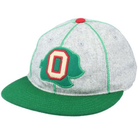 American Needle - Grå snapback Keps - Oakland Oaks Statesman Grey & Dark Green Strapback @ Hatstore