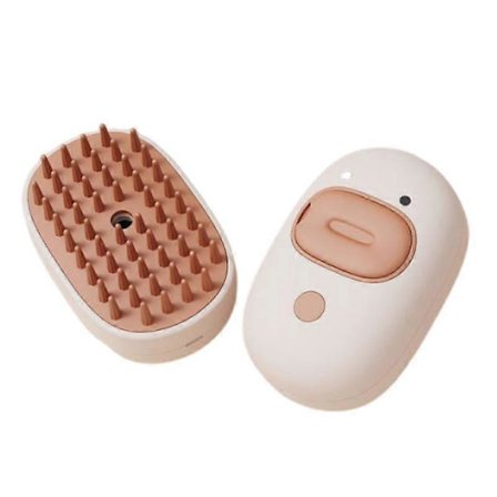 Katt Dampbørste Dampende Hundebørste Elektrisk Anti-sprut Med Kam Massasje Dampfjerning Kjæledyrstell Hårspray Børste Kam