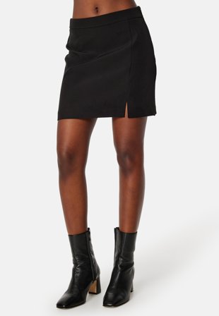 ONLY Elly Slit Skirt Black Klær