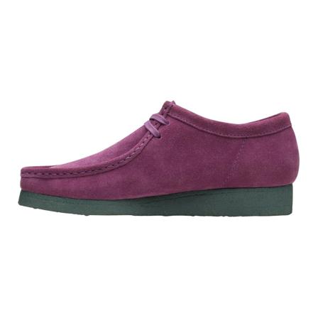 Clarks, Wallabee low Sneakers Paars, Heren, Maat:46 EU