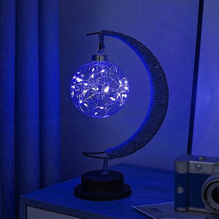 Månlampan - LED-lampa Barn Nattlampa Galaxlampa, Hängande Lampa Nattlampa, Minnesgåva För Heminredning